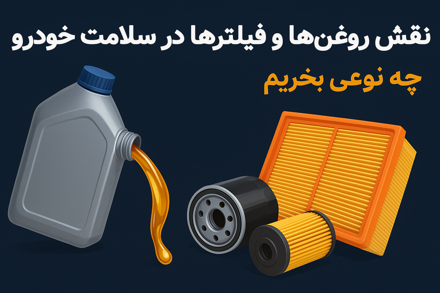 نقش روغن‌ها و فیلترها در سلامت خودرو